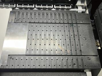 Plataforma de gas con guía de ranura vertical